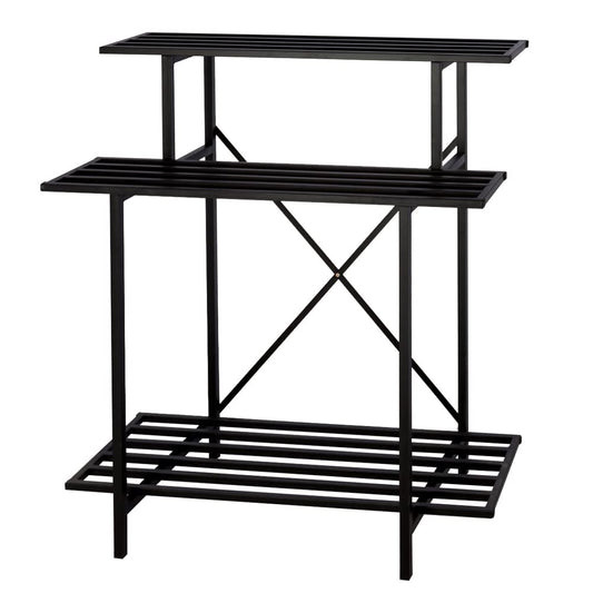 Zhongma 3 Tier Sturdy Plant Stand Space-Saving Heavy Duty Plant Holder for Home Indoor and Outdoor, L35.43 xW17.32 x H39.37 inch, 660 LBS Capacity & Heavy Duty Construction. …