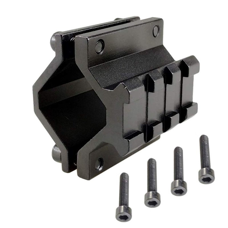 Persei Scope Barrel Clamp Mount Adapter with Weaver Picatinny Rail