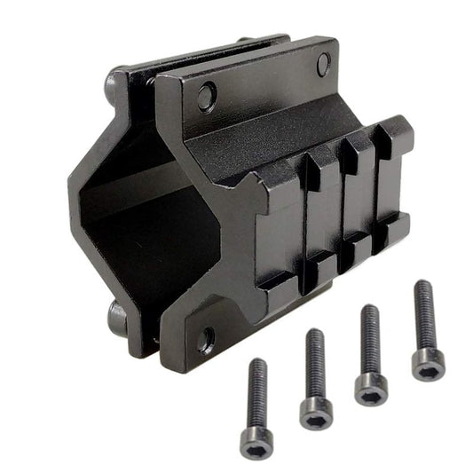 Persei Scope Barrel Clamp Mount Adapter with Weaver Picatinny Rail