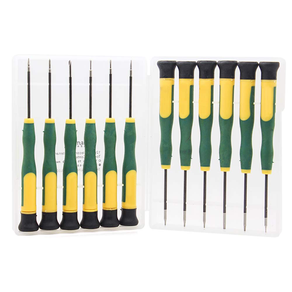 MMOBIEL Magnetic Torx Screwdrivers Set - T2 T3 T4 T5 T6 T8-12 Pcs Screwdriver Set Compatible with iPhone, iPad, MacBook Pro/Air, Laptop, Tablet and More - Repair Kit
