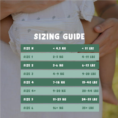 Eco by Naty Eco-Friendly Baby Nappies - 100% Plant-Based Materials on Skin, Soft, for Sensitive Skin & Super Absorbent (Size 5, 80 Count)