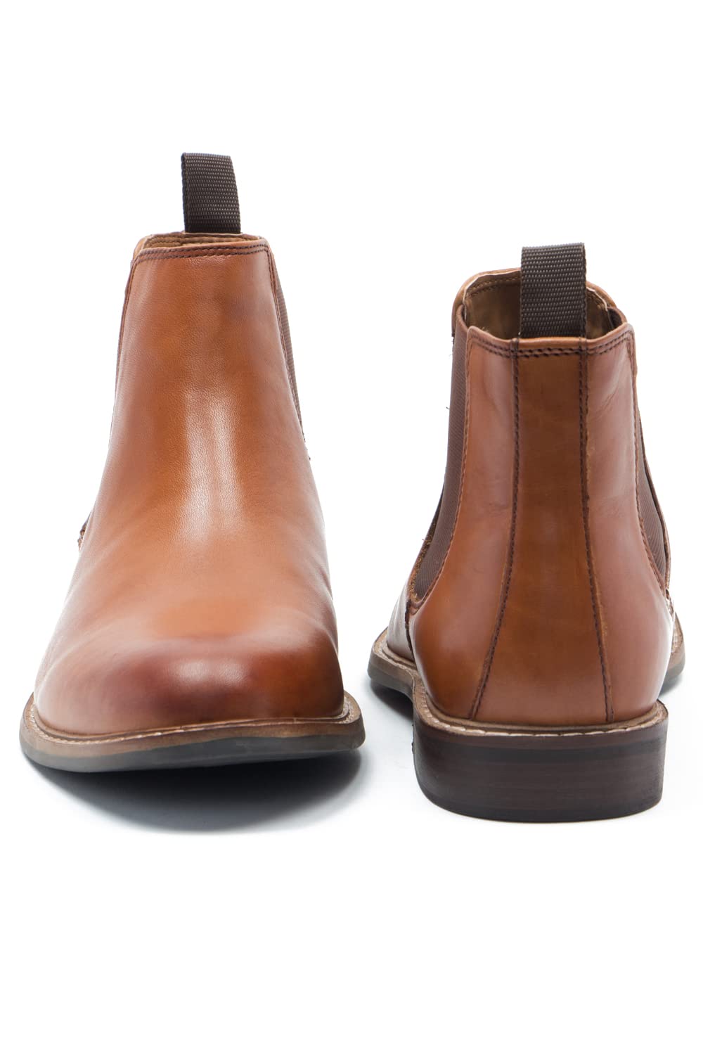 Thomas Crick Men's 'Bateman' Formal Chelsea Boots, Classic, Comfortable and Stylish Boots for Any Occasion, Made with Leather (Black/Black Suede/Tan Suede/Tan)