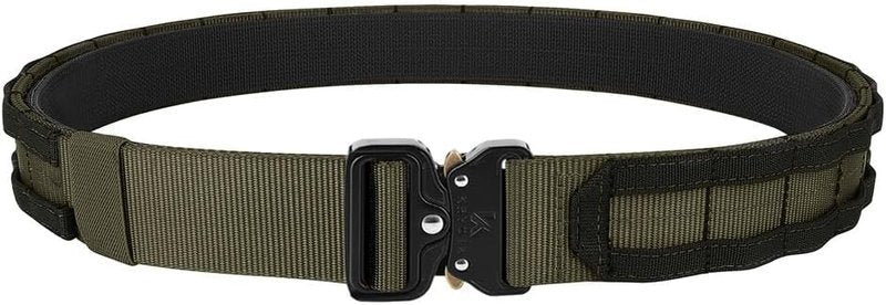 KRYDEX Tactical MOLLE Belt - Quick Release 1.75 Inch Heavy Duty Design | Inner & Outer Use