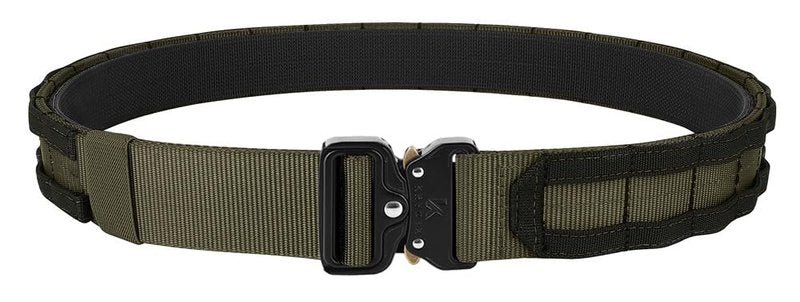 KRYDEX Quick Release Rigger MOLLE Belt 1.75 Inch Inner & Outer Tactical Heavy Duty Belt (RGBK, Large)