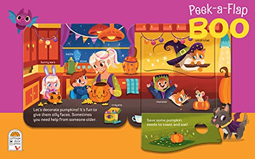 Boo Halloween Lift-a-Flap Board Book Ages 0-4 (Peek-A-Flap)