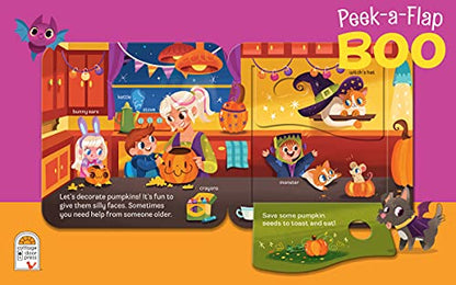 Boo Halloween Lift-a-Flap Board Book Ages 0-4 (Peek-A-Flap)