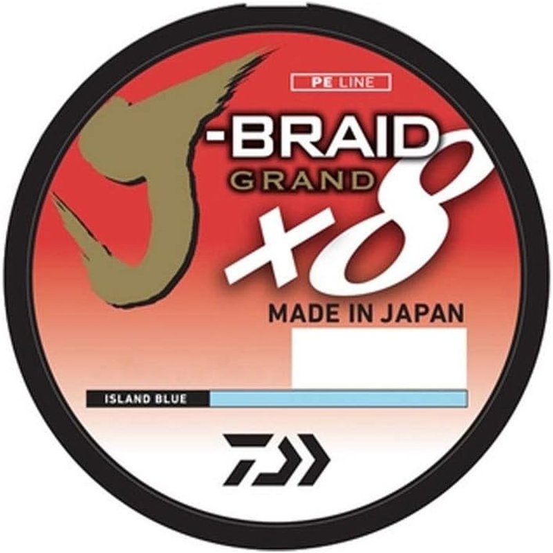 Daiwa J-Braid Grand 8X Fishing Line - 300 Yards, Durable & Strong