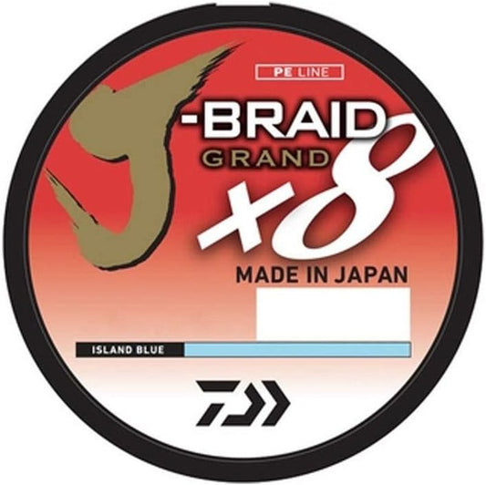 Daiwa J-Braid Grand 8X Fishing Line - 300 Yards, Durable & Strong