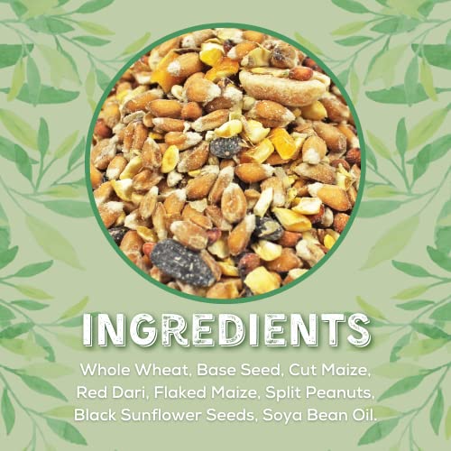 Copdock Mill Wild Bird Seed Supreme Mix 5L Tub – All Year-Round Bird Food – 100% Natural Ingredients Including Peanuts for Wild Birds – Suitable for All Wild Bird Species