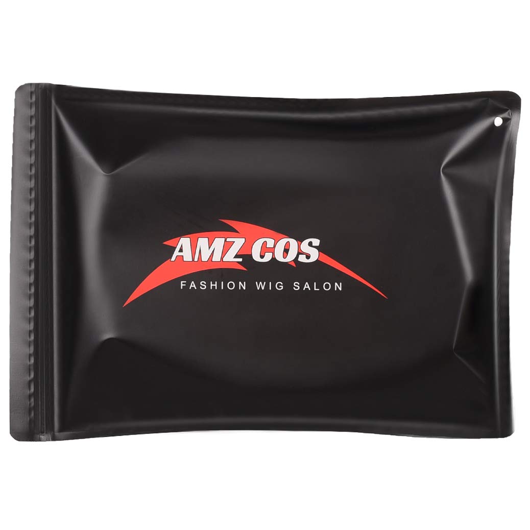 AMZCOS 80s Women Beehive Wig Long Wavy Ginger Bouffant Synthetic Hair Wigs for Married Housewife Big Red Vintage Costume Cosplay Halloween Party