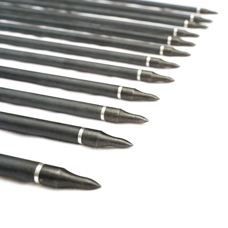 PMZ Archery 31" Mix Carbon Arrow 6pcs 12pcs for Hunting Recurve Bow(12pcs,Without Stickers)