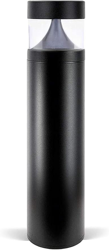 LED Bollard Landscape Lights 25" 10W 3000K 120V-277V Commercial/Residential Modern Ballard Lighting Fixture for Garden, Pathway, Driveway Electric Light. ETL Listed.
