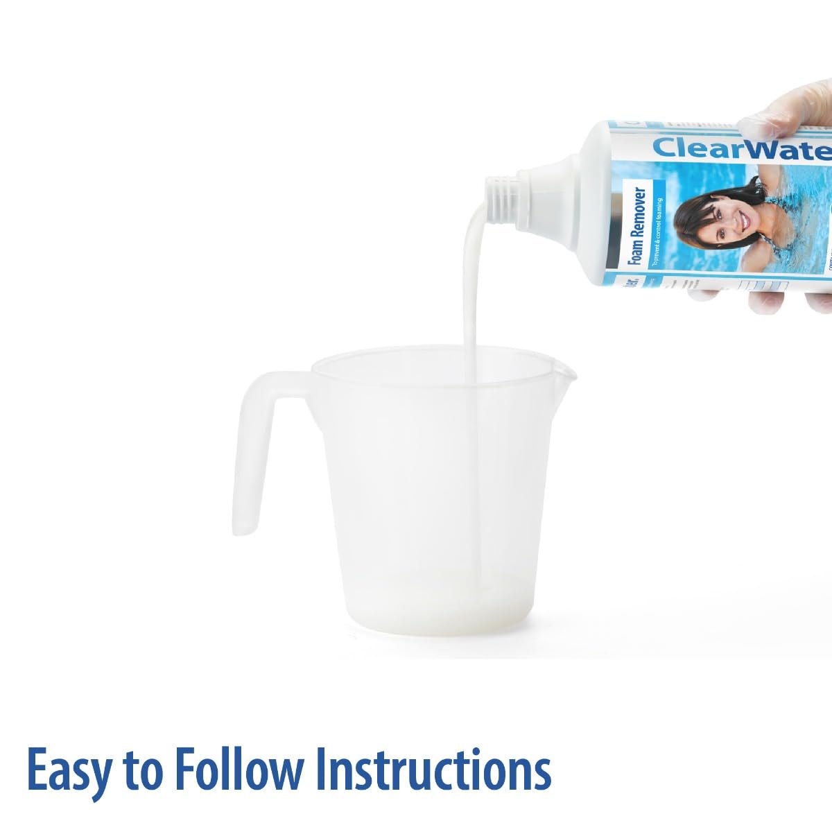 Clearwater Foam Remover for Swimming Pool and Spa Treatment, 1 Litre