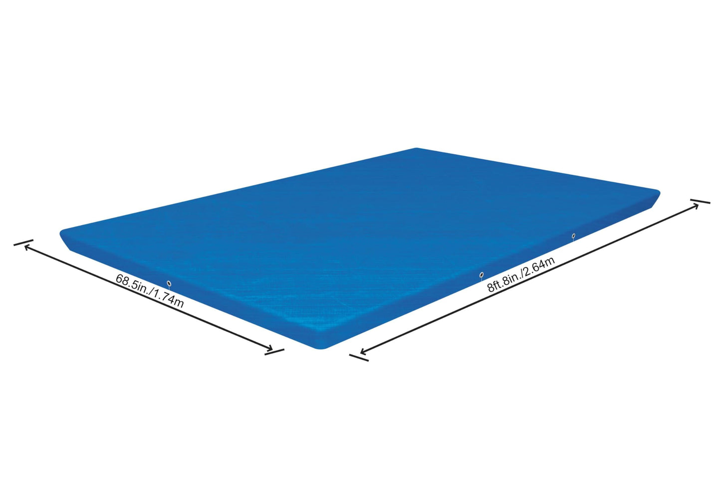 Bestway Flowclear Swimming Pool Cover for Rectangular Steel Pro Pools, Multiple Sizes