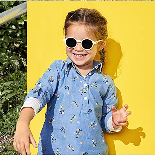 YAMEE Baby Polarized Sunglass With Strap, Adjustable Infant UV400 Protection Sunglasses For Newborn 0-12 Months Boys Girls (Blue, Small)