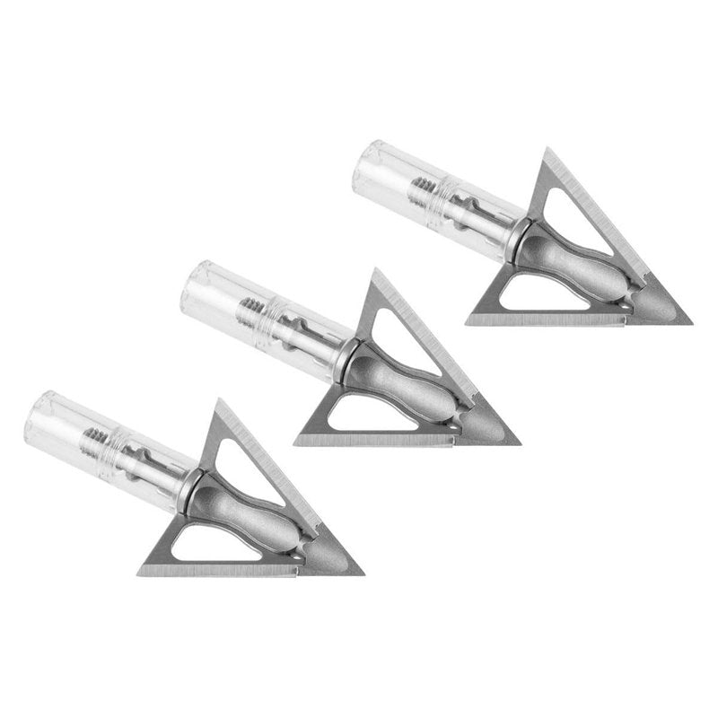 G5 Striker V2 Fixed 3-Blade Broadhead - Archery Hunting Steel Ferrule 125 Grain 1.25" Cutting Diameter Broadhead - Crossbow Version