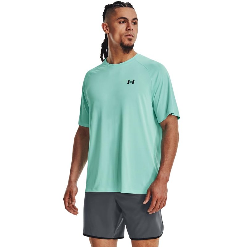 Under Armour Men's Tech 2.0 Short-Sleeve T-Shirt, (362) Neo Turquoise / / Black, X-Large