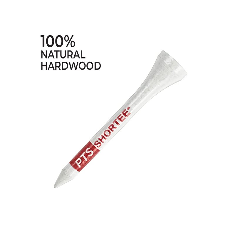 PrideSports PTS Wood Golf Tees | 120 Count, 2-1/8 Inch | #1 Wood Tee on Tour | Best for Drivers & Woods