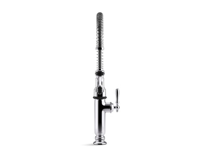 KOHLER Tournant Semi-Professional Pull-Down Kitchen Sink Faucet, Commercial Kitchen Faucet with Pull Down Sprayer, 77515-CP, Polished Chrome