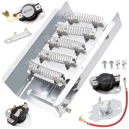 Dryer Heating Element Kit Replace for Estate EED4400WQ0 EED4400WQ1 EED4100WQ0 TEDX640PQ0 EED4300TQ0 EED4300SQ0 TEDS840PQ0 TEDS840JQ2 TEDX640JQ1 EED4300VQ0 EED4300VQ1 EED4400SQ0