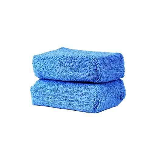 ExoForma Premium Microfiber Applicator Pad - Car Cleaning Supplies - Versatile Microfiber Sponge for Cars - Microfiber Applicator Pad for Car