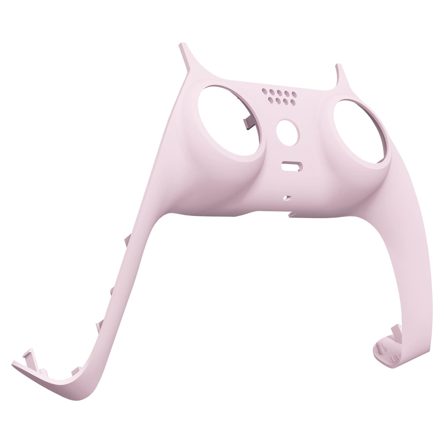 eXtremeRate Cherry Blossoms Pink Decorative Trim Shell Compatible with p s 5 Controller, DIY Replacement Clip Shell, Custom Plates Cover Compatible with p s 5 Controller with Accent Rings