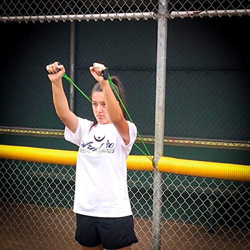 Arm Pro Bands Baseball Softball Resistance Training Bands - Arm Strength, Pitching and Conditioning Equipment, Available in 3 Levels (Youth, Advanced, Elite), Anchor Strap, Door Mount