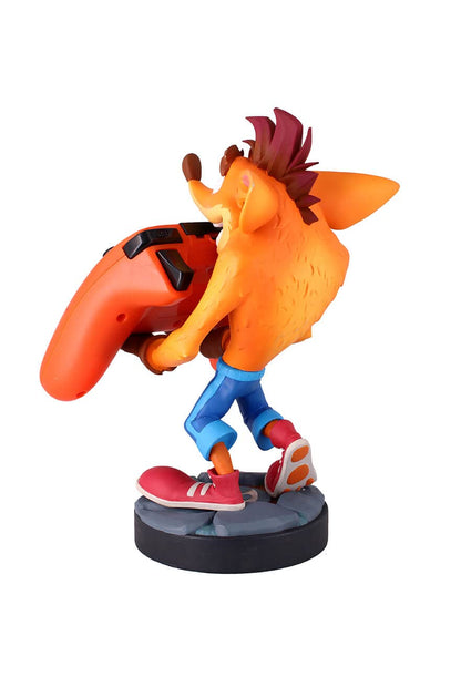 Exquisite Gaming: Crash Bandicoot 4 - Original Mobile Phone & Gaming Controller Holder, Device Stand, Cable Guys, Licensed Figure