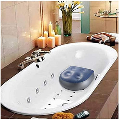 LATERN 2Pcs Inflatable Booster Seat, Hot Tub Cushion Spas Booster Seat Back Pad with 4Pcs Suction Cups for All Spas and Hot Tubs (47 x 37cm)