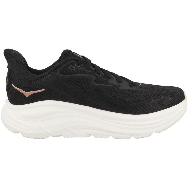 Hoka Women's Clifton 10 Black/Rose Gold 8 Medium