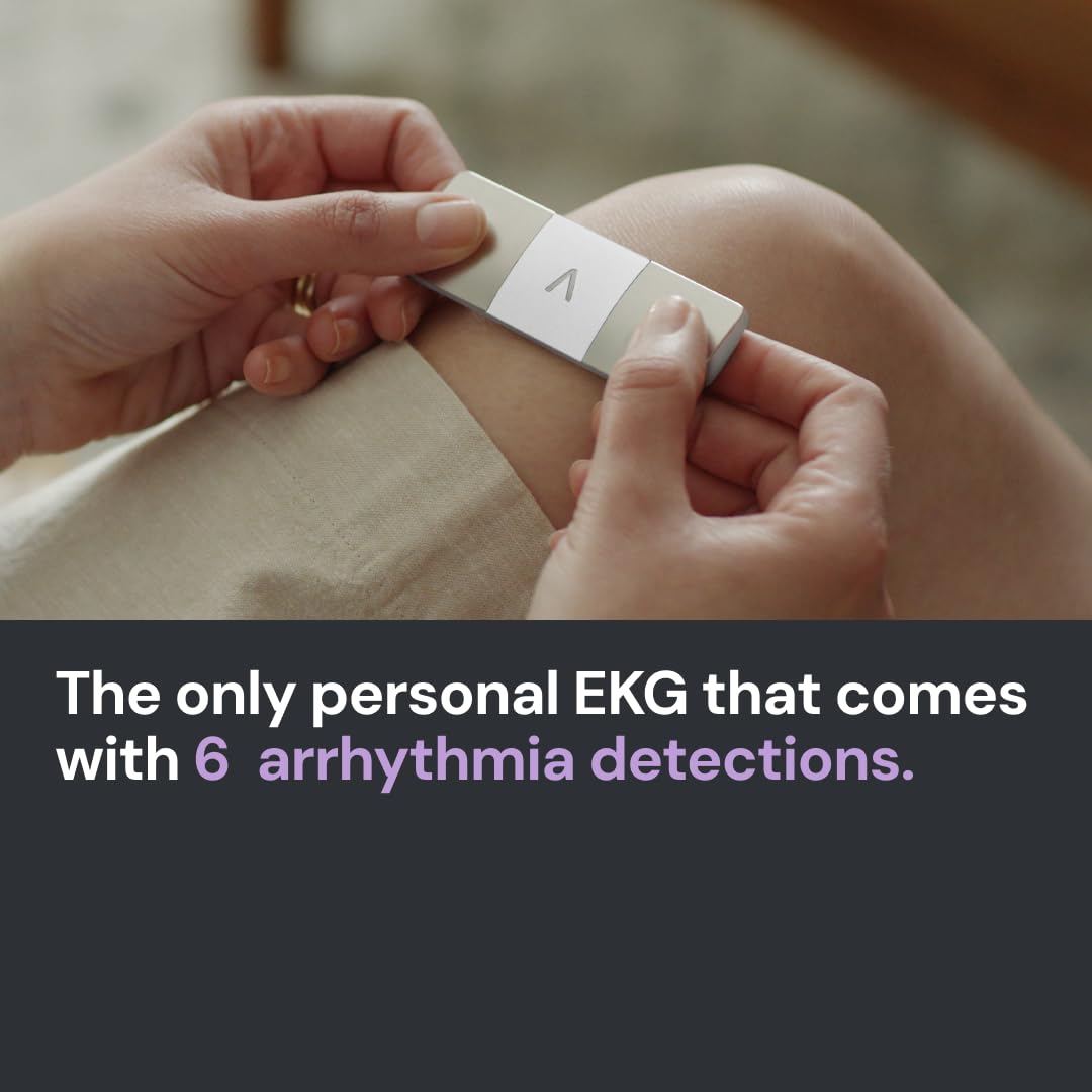 KardiaMobile 6L Max with 12-Month Subscription | 6-Lead Personal EKG Monitor | Heart Health Membership | Detects AFib & Irregular Arrhythmias | Easy Results in 30 Seconds | Works with Smartphones