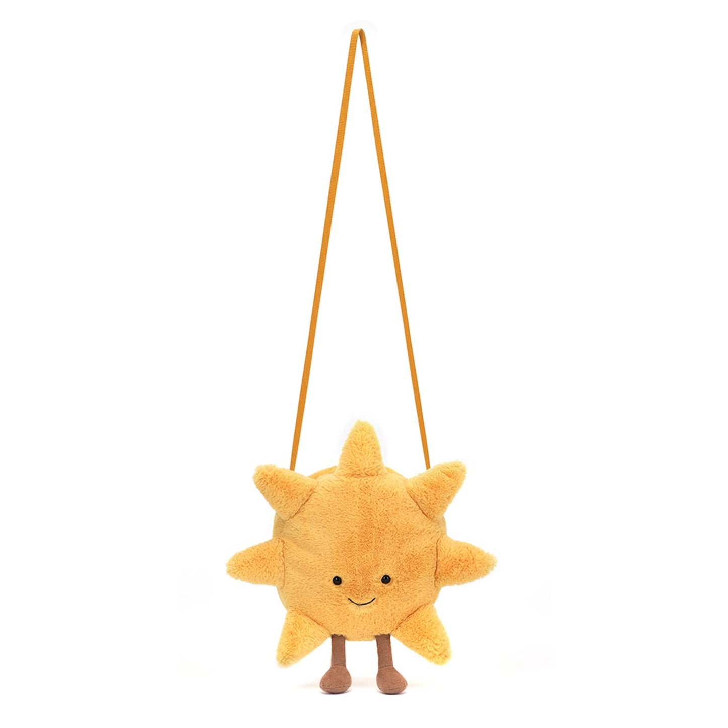 Jellycat Amuseables Sun Plush Bag, 10 inches - Crossbody and Shoulder Purse - Fun and Unique Handbag