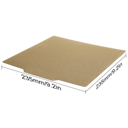 PEI Sheet 235x235 mm, Ender 3 Bed Magnetic Flexible Heated Bed with Adhesive for Creality Ender 3 Pro/Ender 3 V2/Ender 3 S1/Ender 3 S1 Pro/Ender 3 Neo/Ender 3 V2 Neo/Voxelab Aquila 3D Printer