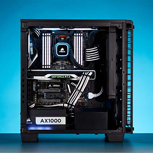 CORSAIR CP-8920222 Premium Individually Sleeved PSU Cables Pro Kit – Red, 2 Year Warranty, Black