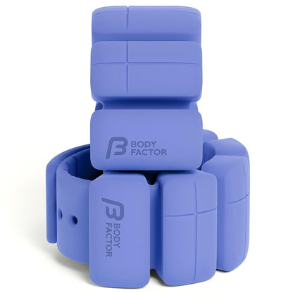 Ankle Weights, Wearable Silicone Wrist Weights, Adjustable Size for Women and Men, Gym Workout, Walking, Running, Dance, Aerobics, Yoga and Pool Exercises Set of 2 (1 lb each)