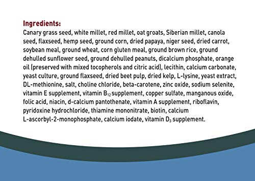 Living World Premium Mix For Budgies, 908 g (2 lb)
