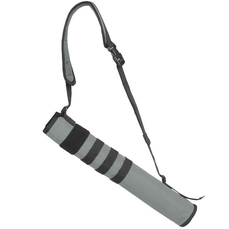 KRATARC Archery Lightweight Back Arrow Quiver Dual Use Foldable Compact Hip Arrows Bag with Molle System Hanged for Target Shooting (Grey, Hold 12~18 arrows