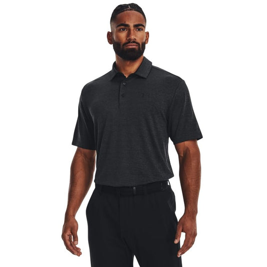 Under Armour Men's Playoff Polo 3.0, (001) Black/Jet Gray/Black, Large