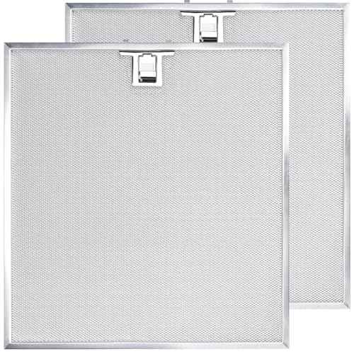 Range Hood Filter Replacement, 30 In Pyramid Wall Mount Range Hood Filters Replacement, Vissani-WA0575, Grease Filters 13.54x14.41Inch (344x366mm), Aluminum Vent Filter from Huare Technology, 2PCS