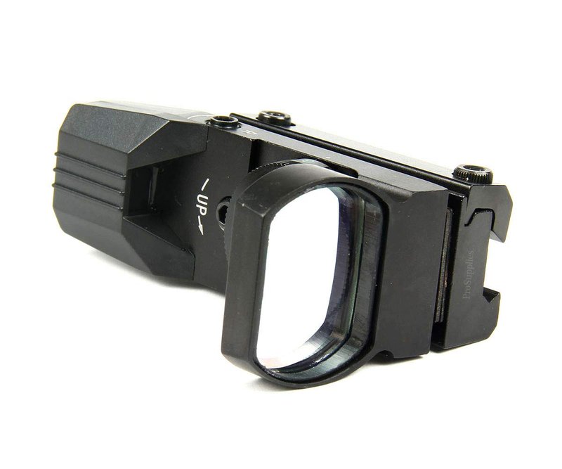 TACFUN Red and Green Reflex Sight with 4 Reticles, 3/8" Dovetail Mount for Airgun Airsoft and .22 RF