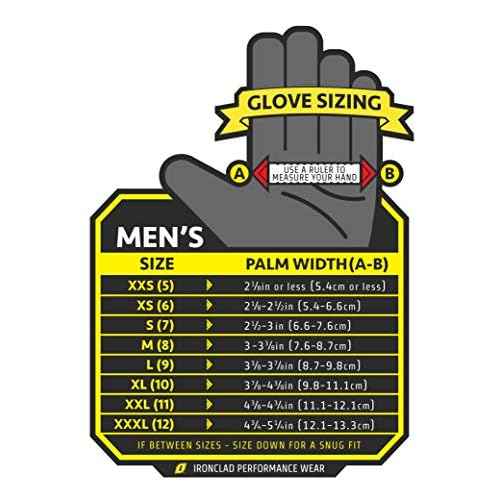 IRONCLAD COLD CONDITION¢ç WATERPROOF GLOVES - Rated to 20¡Æ Cold, Cold Weather, Windproof, Waterproof Gloves, Safety, Hand Protection Gloves ,Black