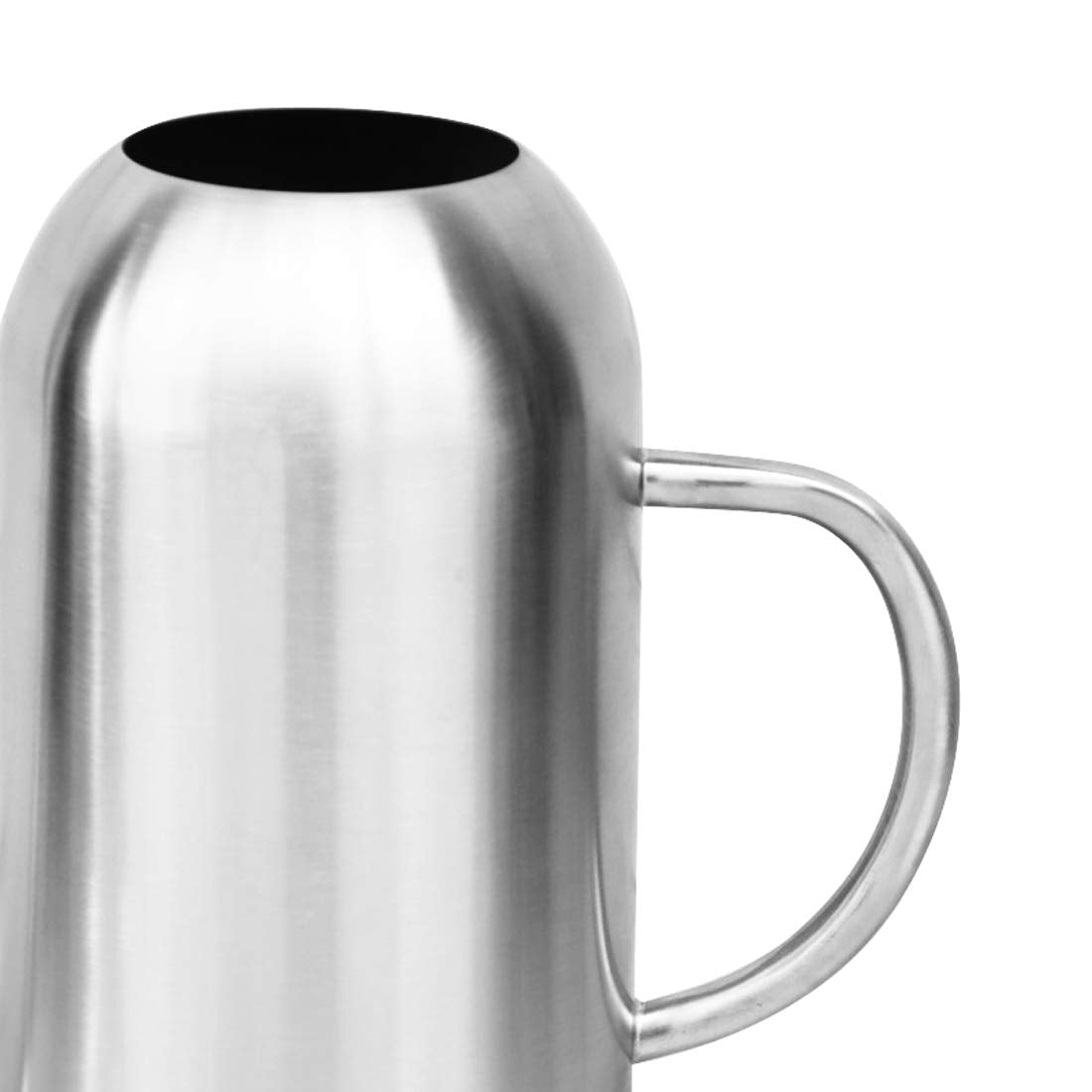 Fasmov Stainless Steel Watering Can with Long Spout Modern Style Watering Pot, 53oz/1.5L
