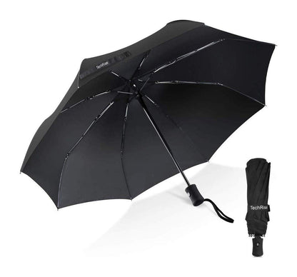 TechRise Umbrella, Compact Strong Windproof Automatic Umbrellas, Folding Lightweight, Portable Travel Golf Umbrella for Rain, One Button Auto Open and Close