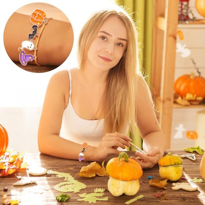 Halloween DIY Charms Halloween Alloy Pendants Pumpkin Ghost Wizard Hat Jewelry Making Charms for DIY Jewelry Necklace Bracelet Accessories