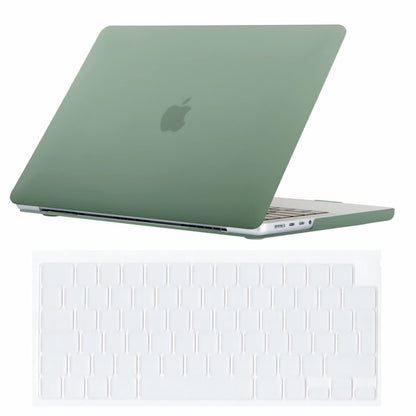 Se7enline Compatible with 2024 2023 2022 2021 MacBook Pro 14 inch Case Hard Shell Laptop Cover for 14-inch Macbook Pro A2918 A2992 A3112 A3401 A2779 A2442 M4 M3 M2 M1 &TPU Keyboard Skin,Midnight Green