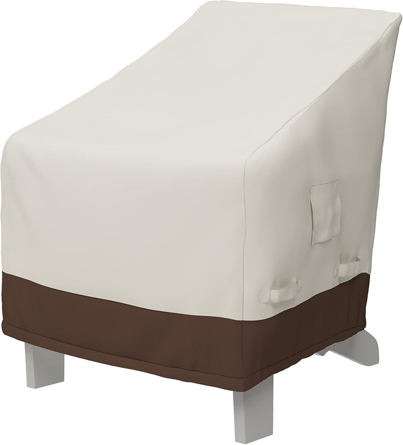 Adirondack Chair Outdoor Furniture Cover - Waterproof, UV Resistant, All-Weather Protection | Beige/Tan