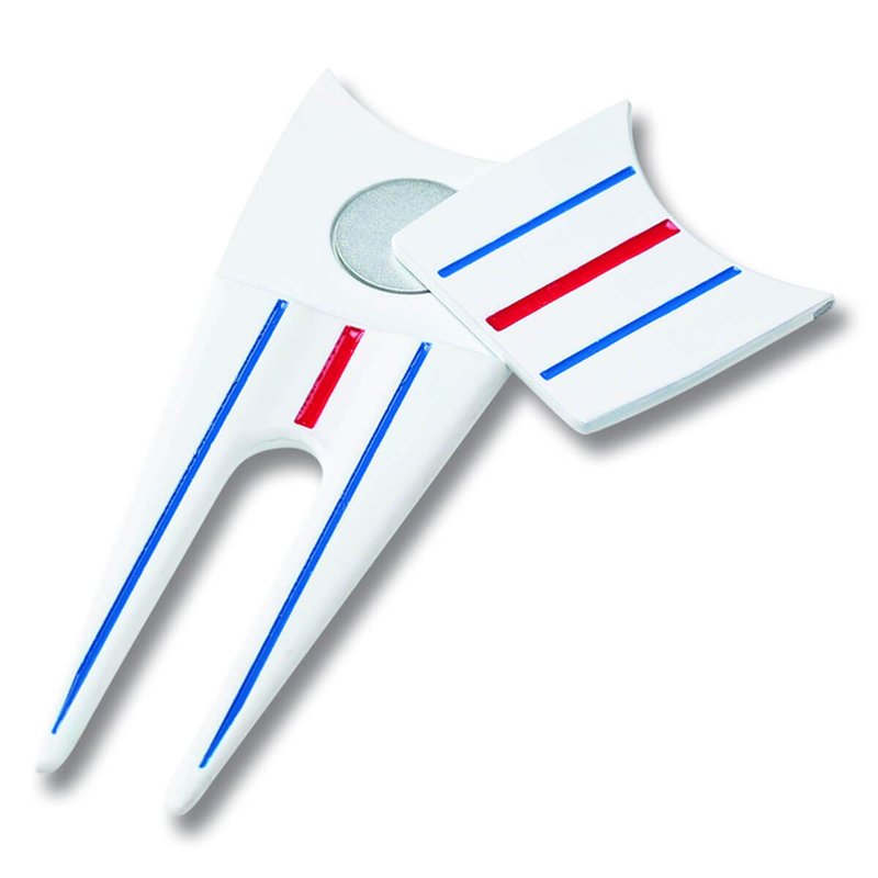 Callaway Golf 2021 Triple Track Divot Tool, White