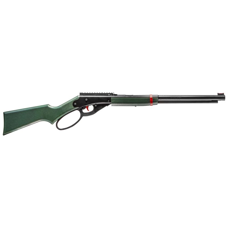 Daisy, Model 1999 Woodland Trail Lever Action Air Rifle, 650-Round BB Reservoir, Accent Color, Picatinny Rail, All-Weather Synthetic Stock