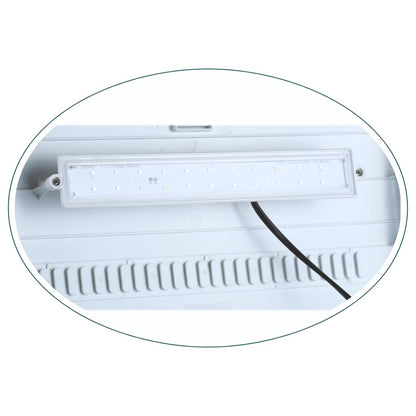 AllPondSolutions Nano Fish Tank with Filter and Light - Rectangular Aquarium Tank with LED Light, Tray Filter System, Curved Glass Front, 90° Tilting Hood - Cold Water Tropical Fish Tank - 29L, White