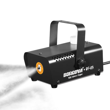 BORGOVA Fog Machine, Small Smoke Machine for Parties Halloween Stage, Auto Mode 400 Watts
